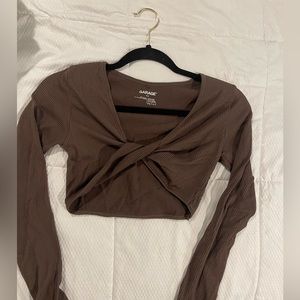 Garage Twist Front Crop Top